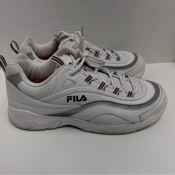 Fila Ray sneakers mens and white, size 10.5 - Picture 6 of 9